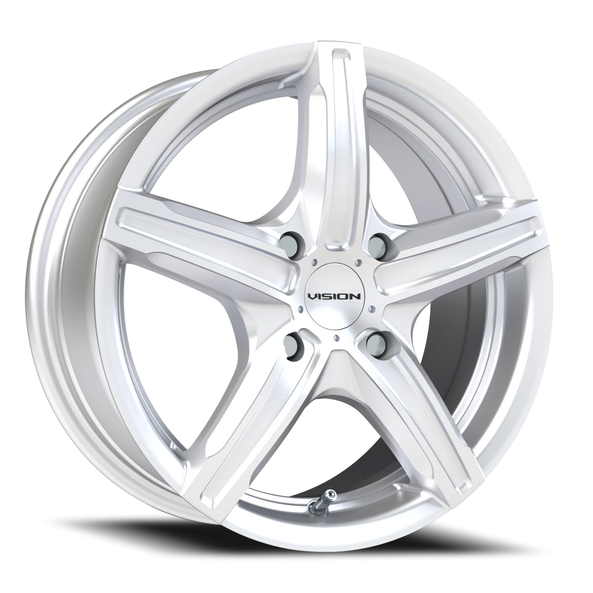 Vision Wheel 469 Silver 15x6.5 +38 4x114.3mm 73.1mm - Wheelwiz