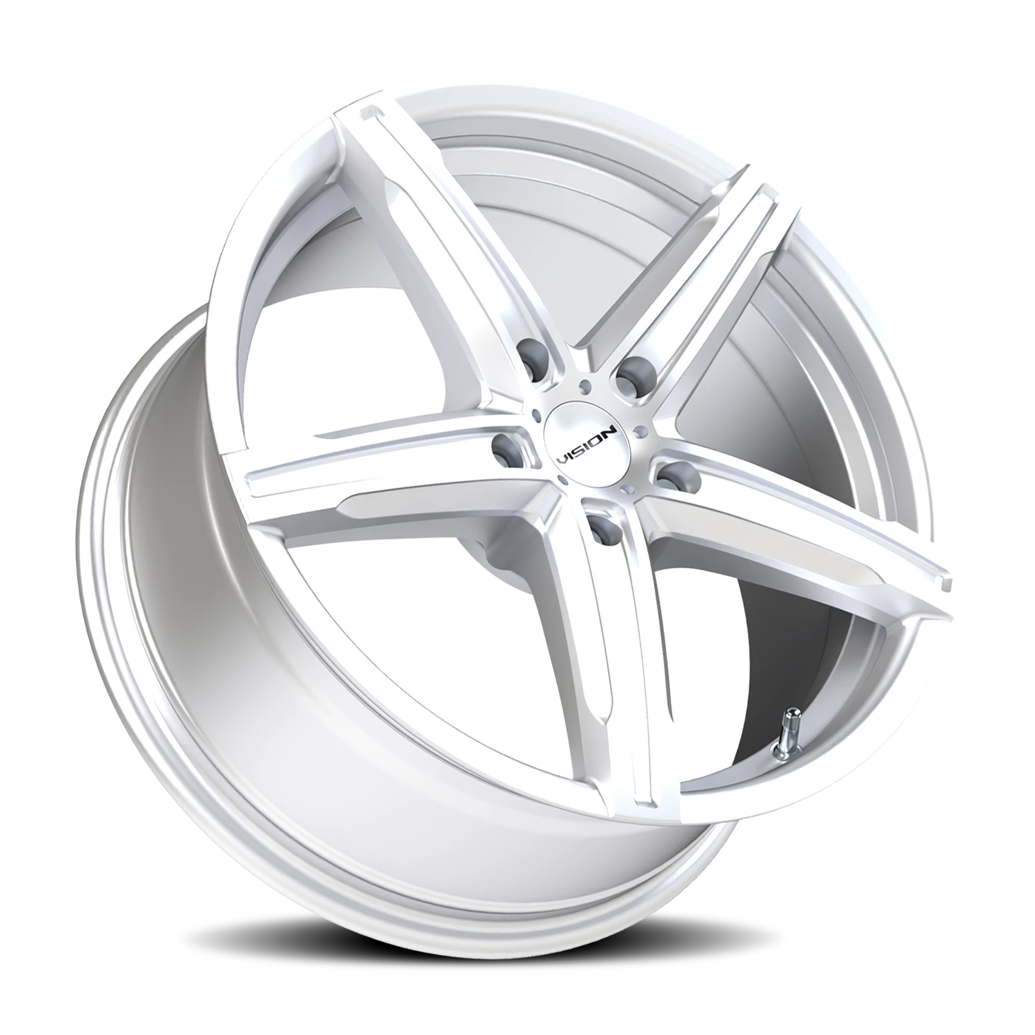 Vision Wheel 469 Silver 17x8 +38 5x112mm 73.1mm - Wheelwiz