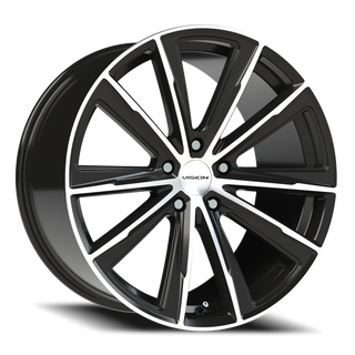 Vision Wheel 471V Gloss Black Machined Face 20x10.5 +42 5x115mm 73.1mm