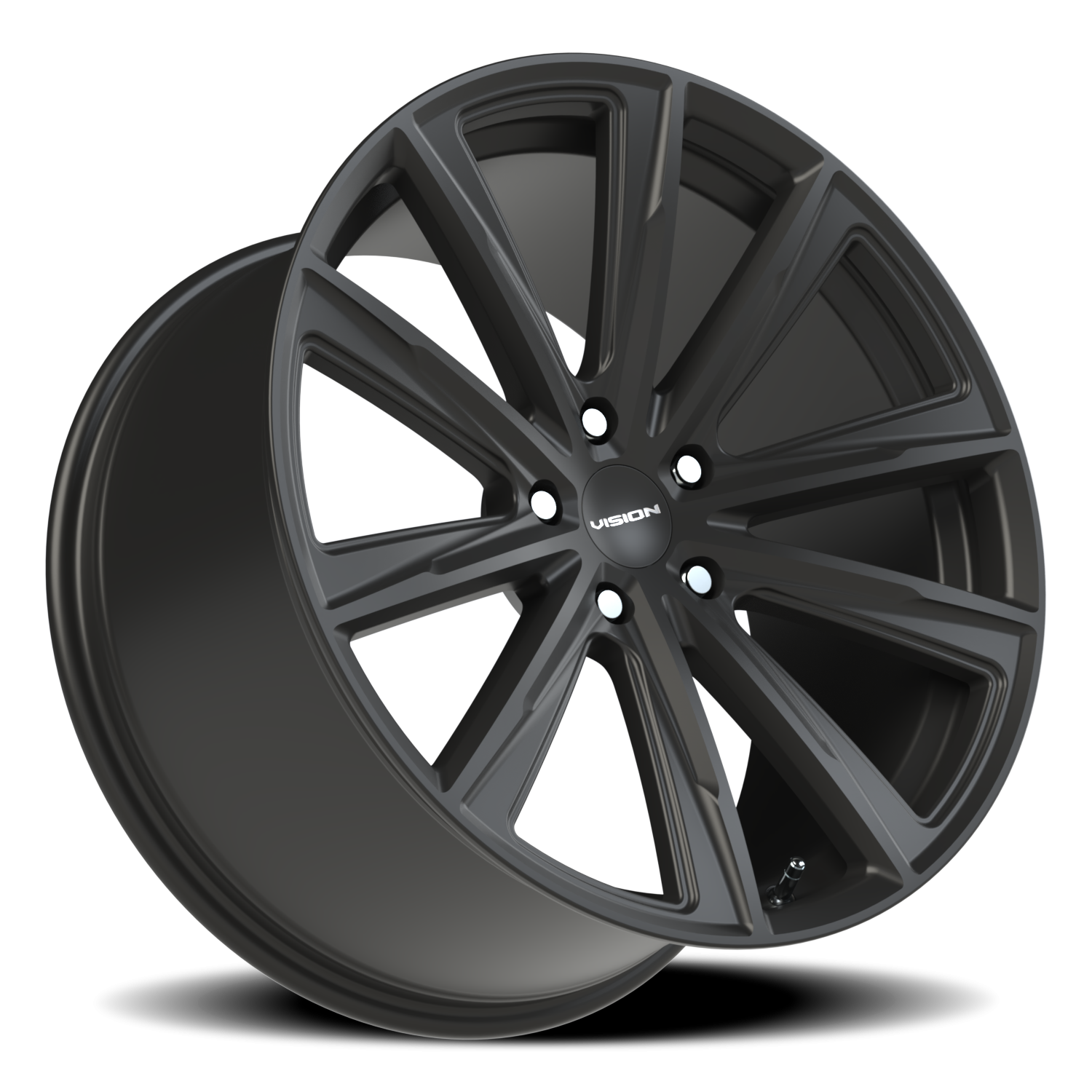Vision Wheel 471V Satin Black 20x10.5 +42 5x120.65mm 73.1mm - Wheelwiz
