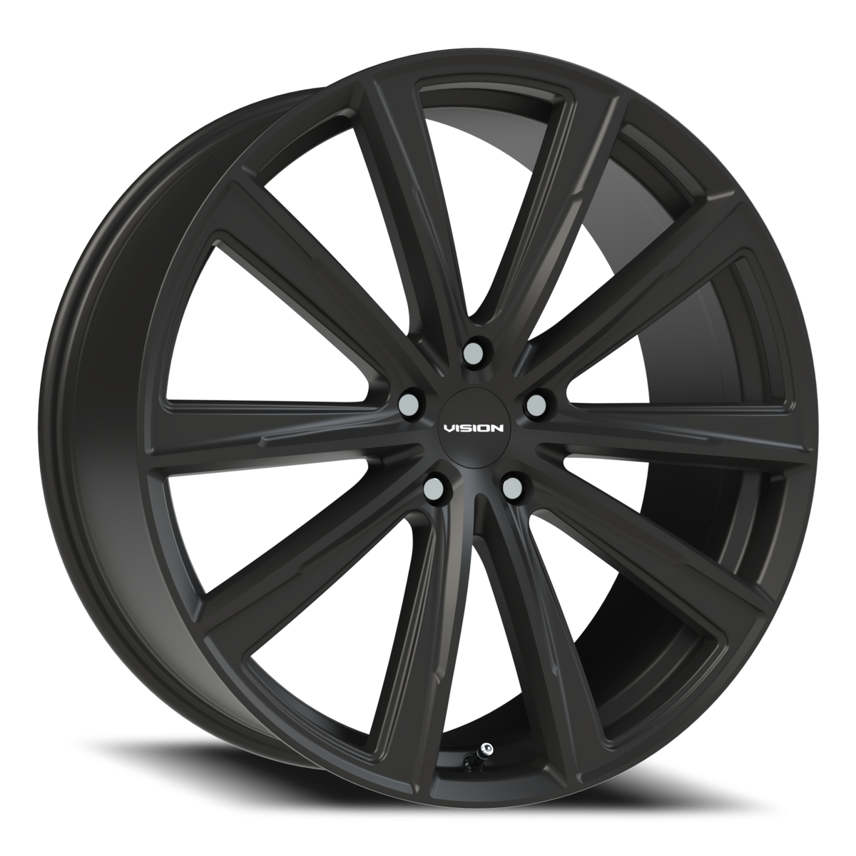 Vision Wheel 471V Satin Black 22x9 +32 5x112mm 66.6mm - Wheelwiz