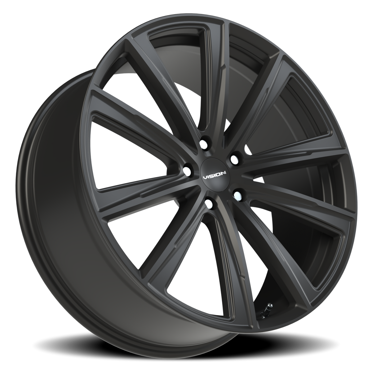 Vision Wheel 471V Satin Black 22x9 +32 5x112mm 66.6mm - Wheelwiz