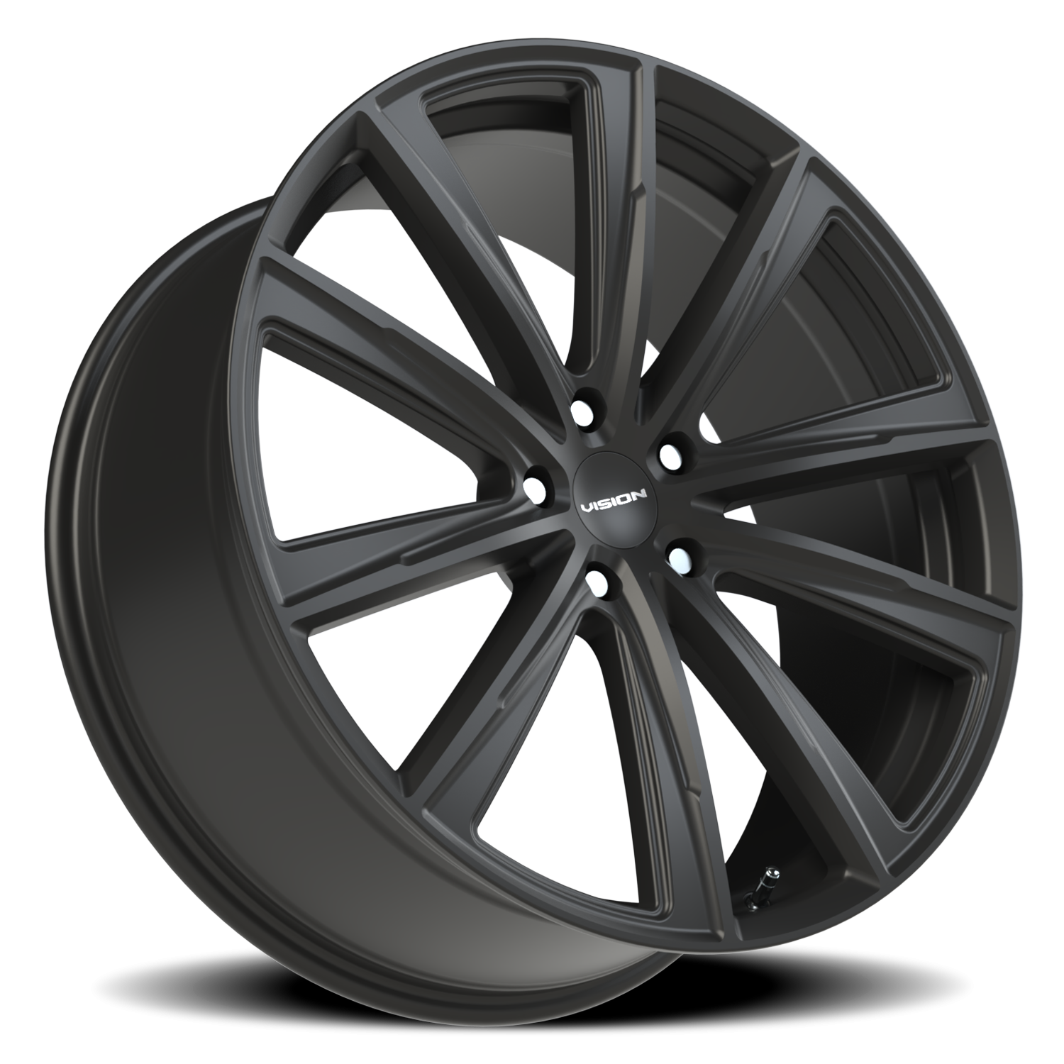Vision Wheel 471V Satin Black 22x9 +32 5x112mm 66.6mm - Wheelwiz