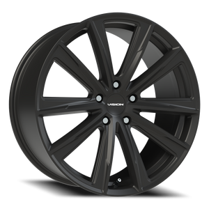 Vision Wheel 471V Satin Black 20x9 +15 5x120mm 74.1mm - Wheelwiz