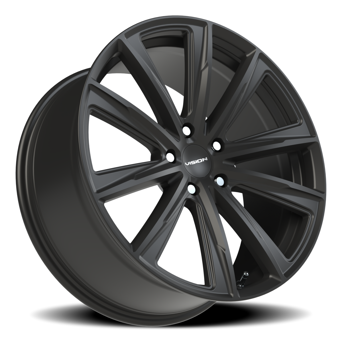 Vision Wheel 471V Satin Black 20x9 +15 5x120mm 74.1mm - Wheelwiz