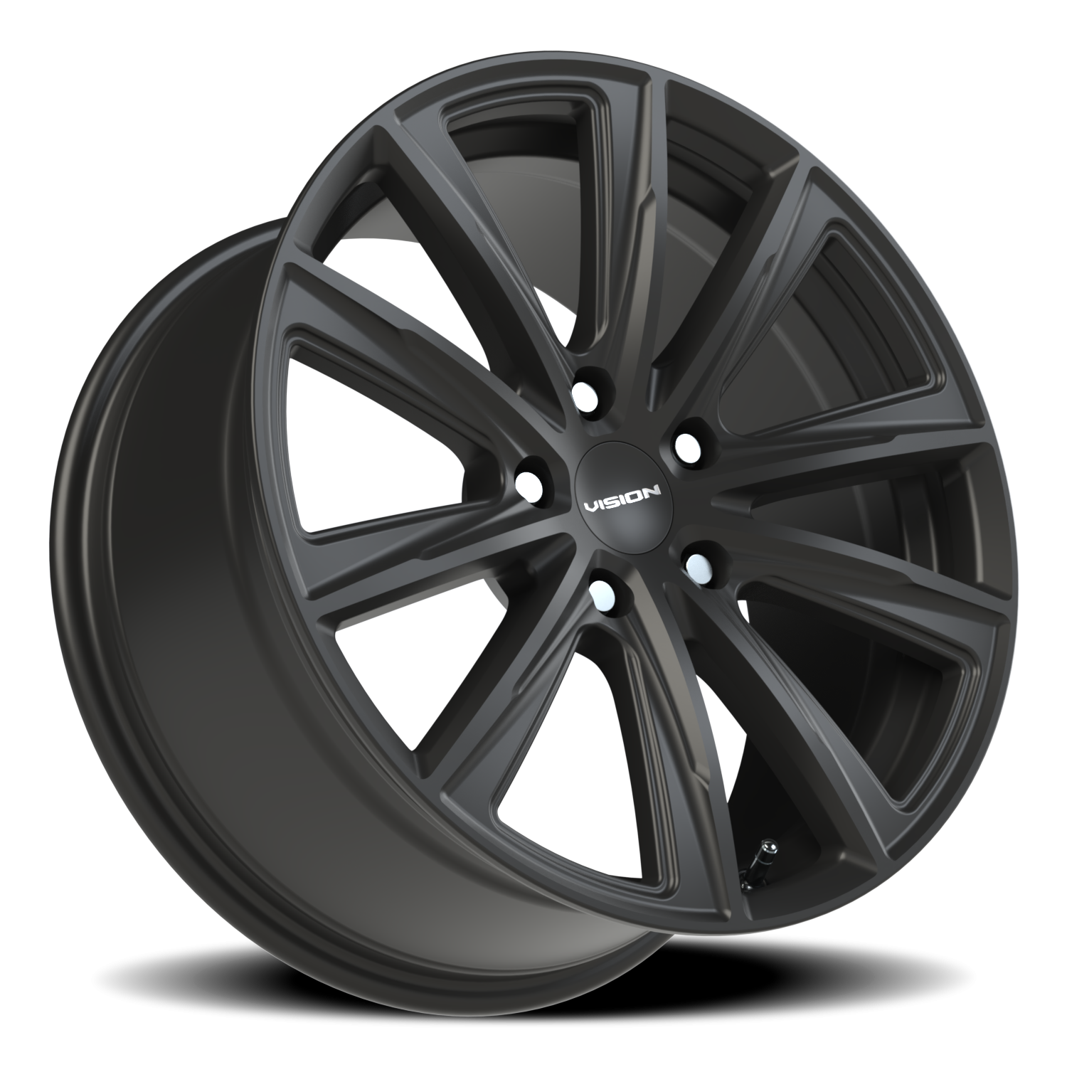 Vision Wheel 471V Satin Black 18x8.5 +38 5x112mm 66.6mm - Wheelwiz