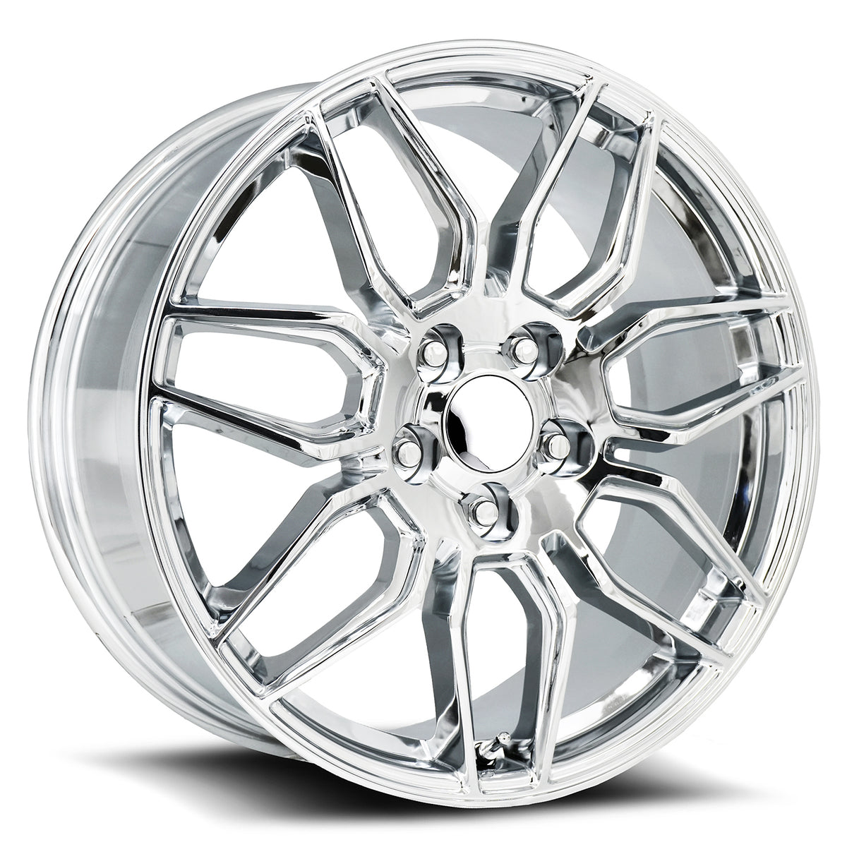 Factory Reproductions FR 401 Chrome 19x8.5 +56 5x120.65mm 70.3mm