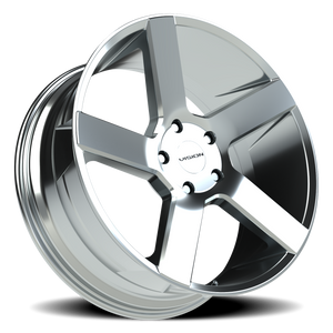 Vision Wheel 472V Chrome 22x9.5 +8 5x139.7mm 77.8mm - Wheelwiz