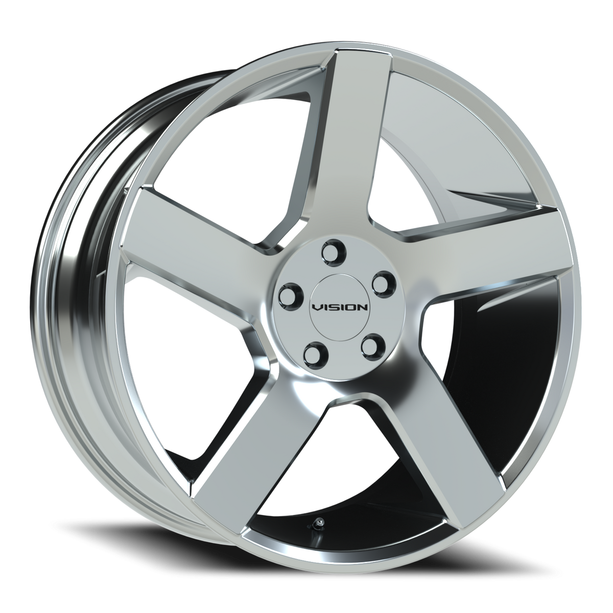 Vision Wheel 472V Chrome 20x9 +30 5x120mm 74.1mm - Wheelwiz