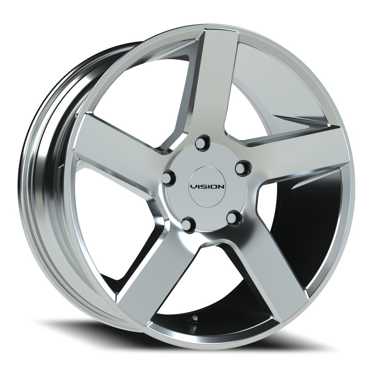 Vision Wheel 472V Chrome 20x9 +15 5x139.7mm 77.8mm - Wheelwiz