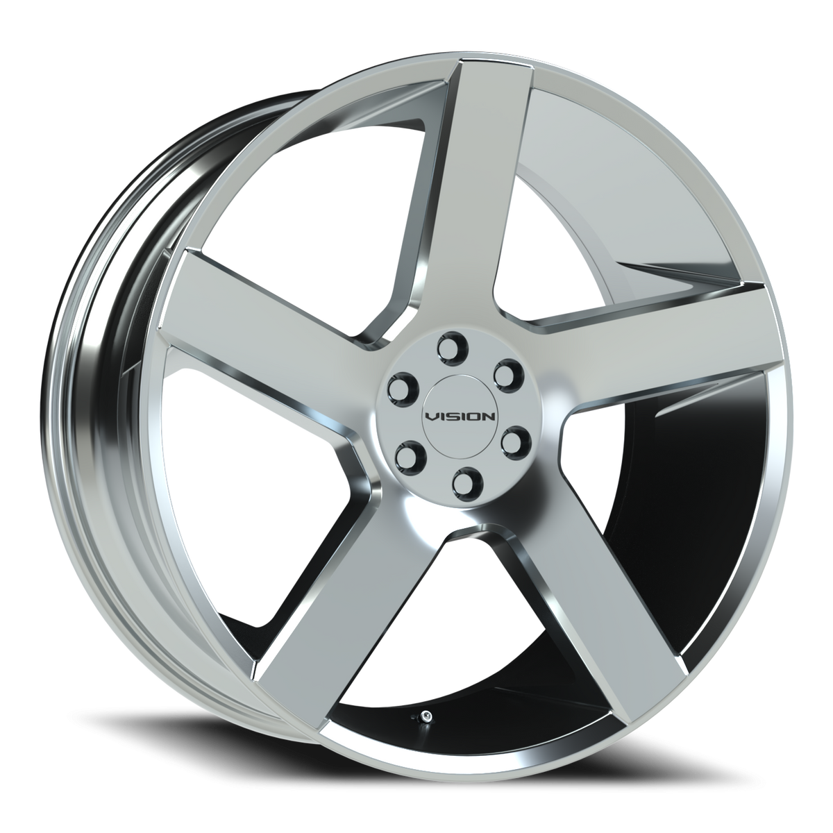 Vision Wheel 472V Chrome 22x9.5 +30 6x120mm 66.9mm - Wheelwiz