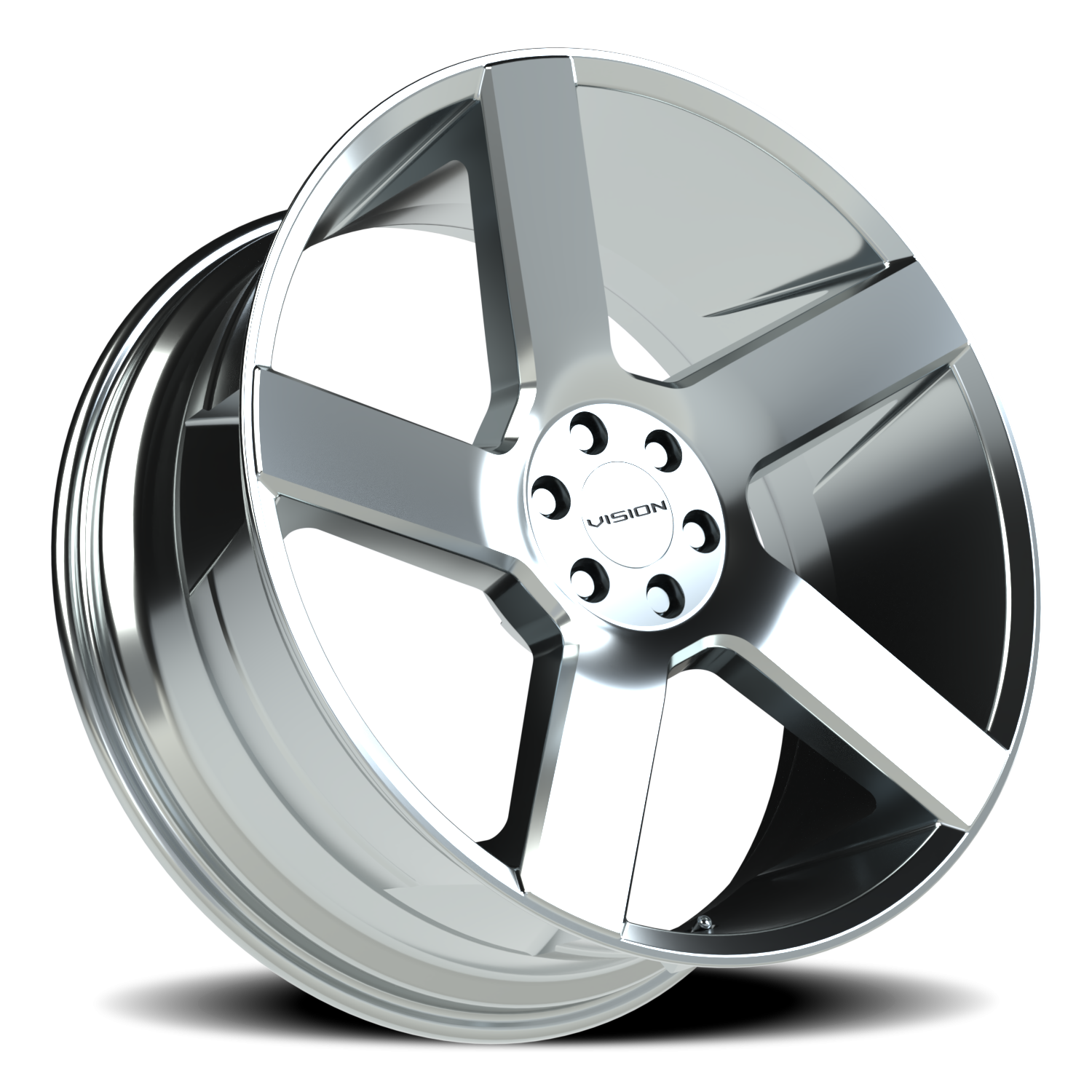 Vision Wheel 472V Chrome 22x9.5 +30 6x120mm 66.9mm - Wheelwiz