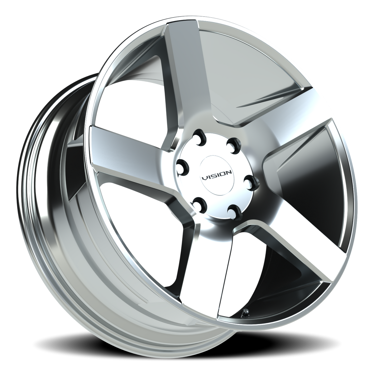 Vision Wheel 472V Chrome 20x9 +30 6x132mm 74.5mm - Wheelwiz