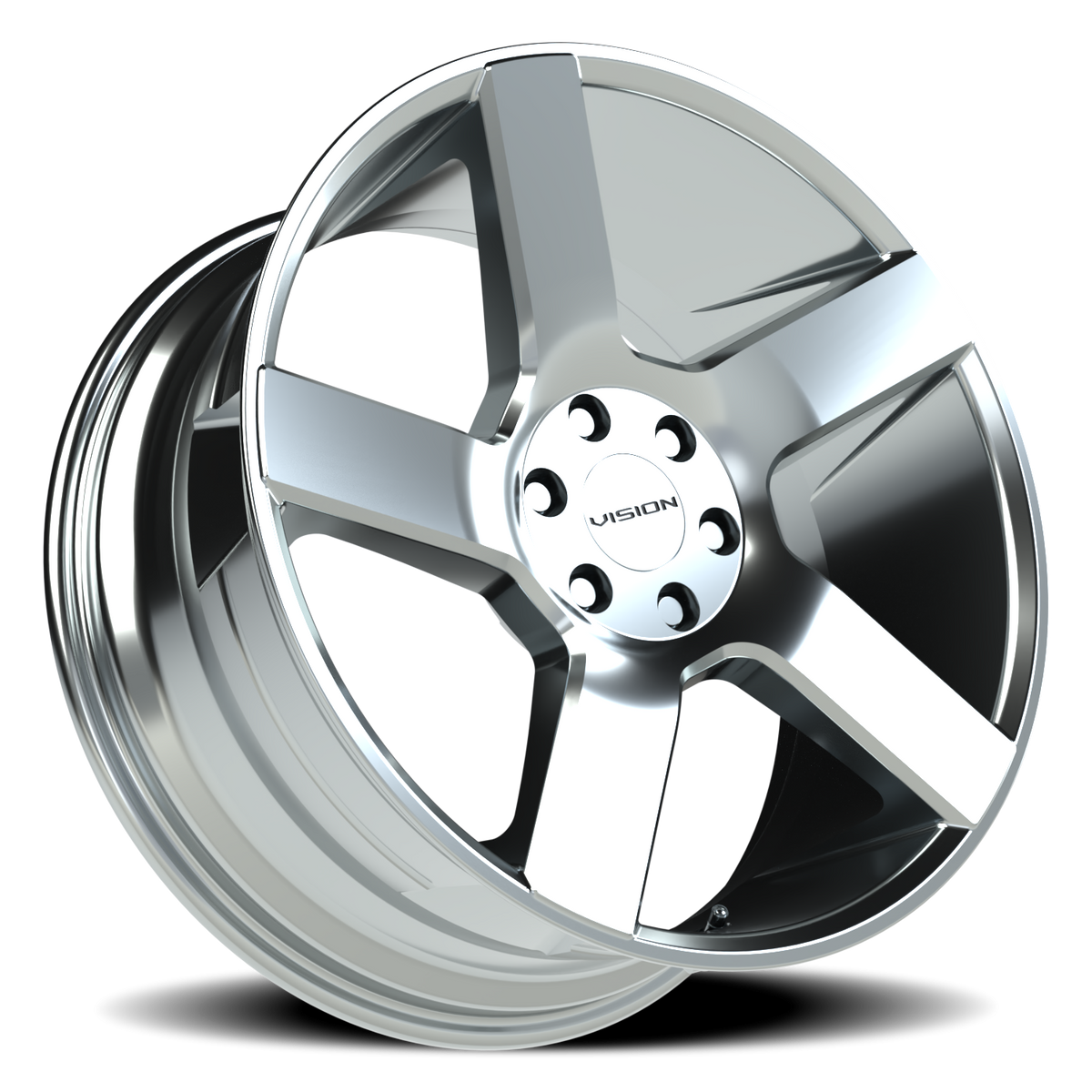 Vision Wheel 472V Chrome 20x9 +30 6x120mm 66.9mm - Wheelwiz