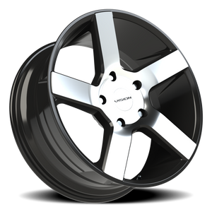 Vision Wheel 472V Gloss Black Machined Face 20x9 +15 5x139.7mm 77.8mm - Wheelwiz