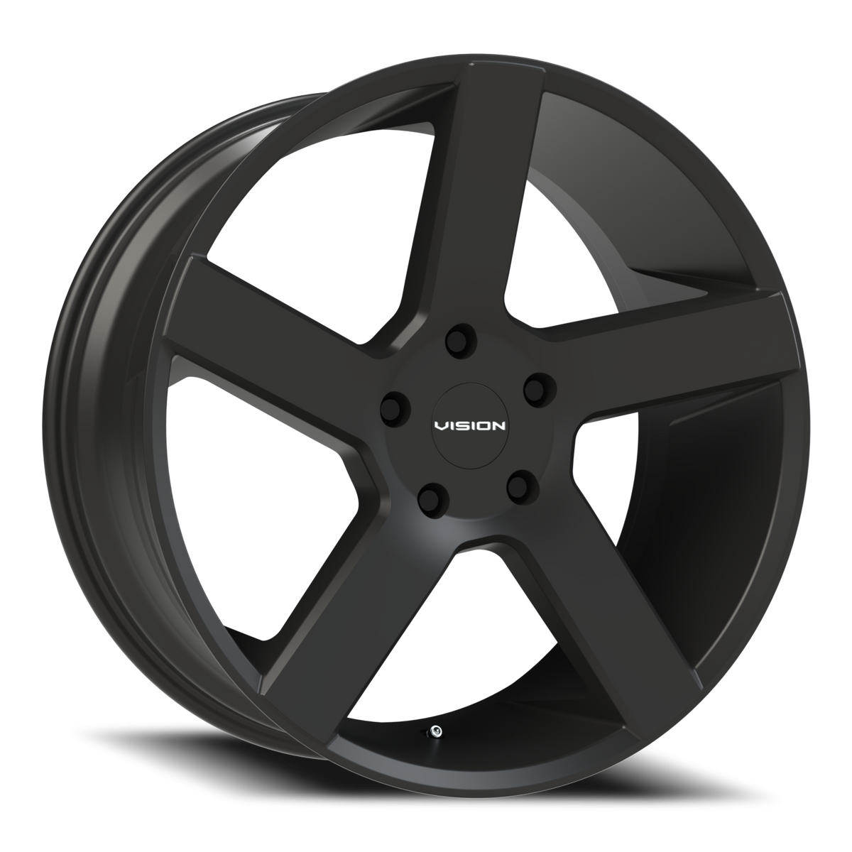 Vision Wheel 472V Satin Black 22x9.5 +8 5x139.7mm 77.8mm - Wheelwiz
