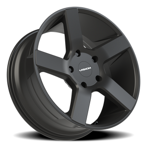 Vision Wheel 472V Satin Black 20x9 +15 5x139.7mm 77.8mm - Wheelwiz