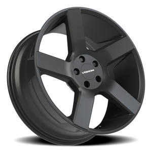 Vision Wheel 472V Satin Black 20x9 +15 5x115mm 74.1mm - Wheelwiz