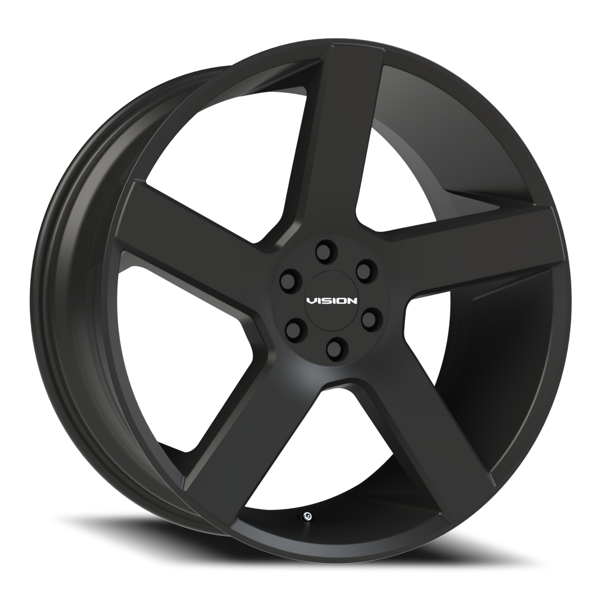Vision Wheel 472V Satin Black 22x9.5 +30 6x120mm 66.9mm - Wheelwiz