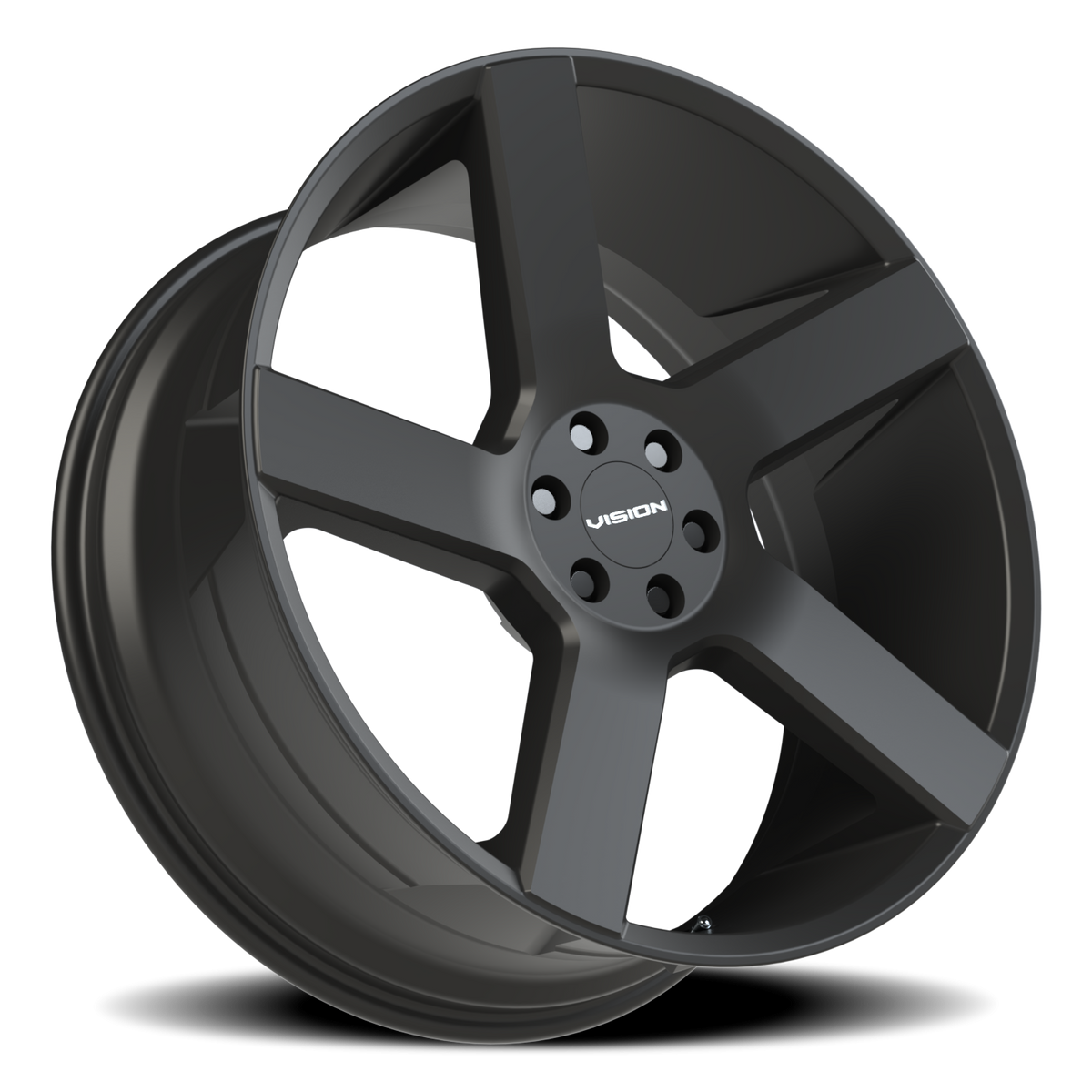 Vision Wheel 472V Satin Black 22x9.5 +30 6x120mm 66.9mm - Wheelwiz