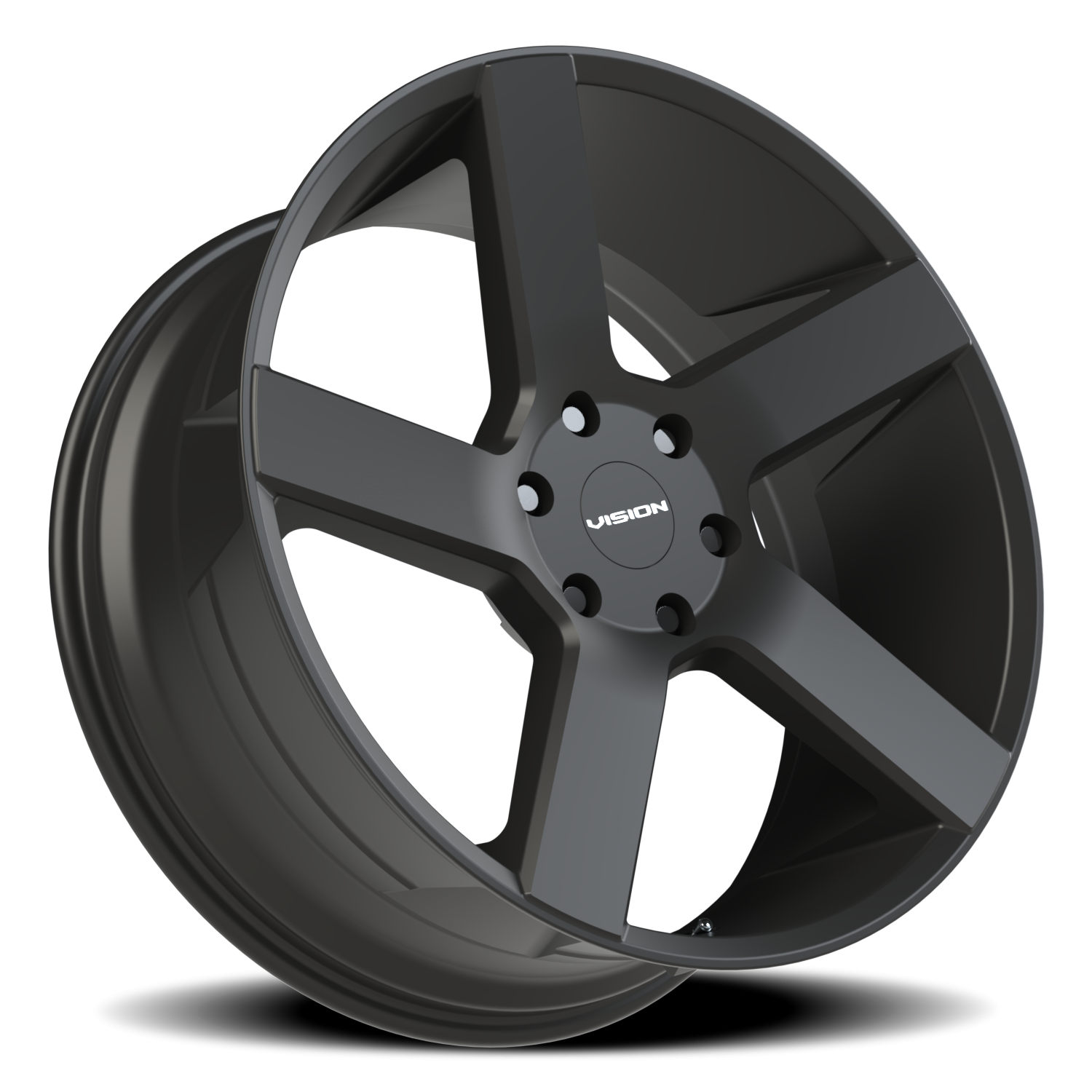 Vision Wheel 472V Satin Black 22x9.5 +30 6x139.7mm 78.1mm - Wheelwiz