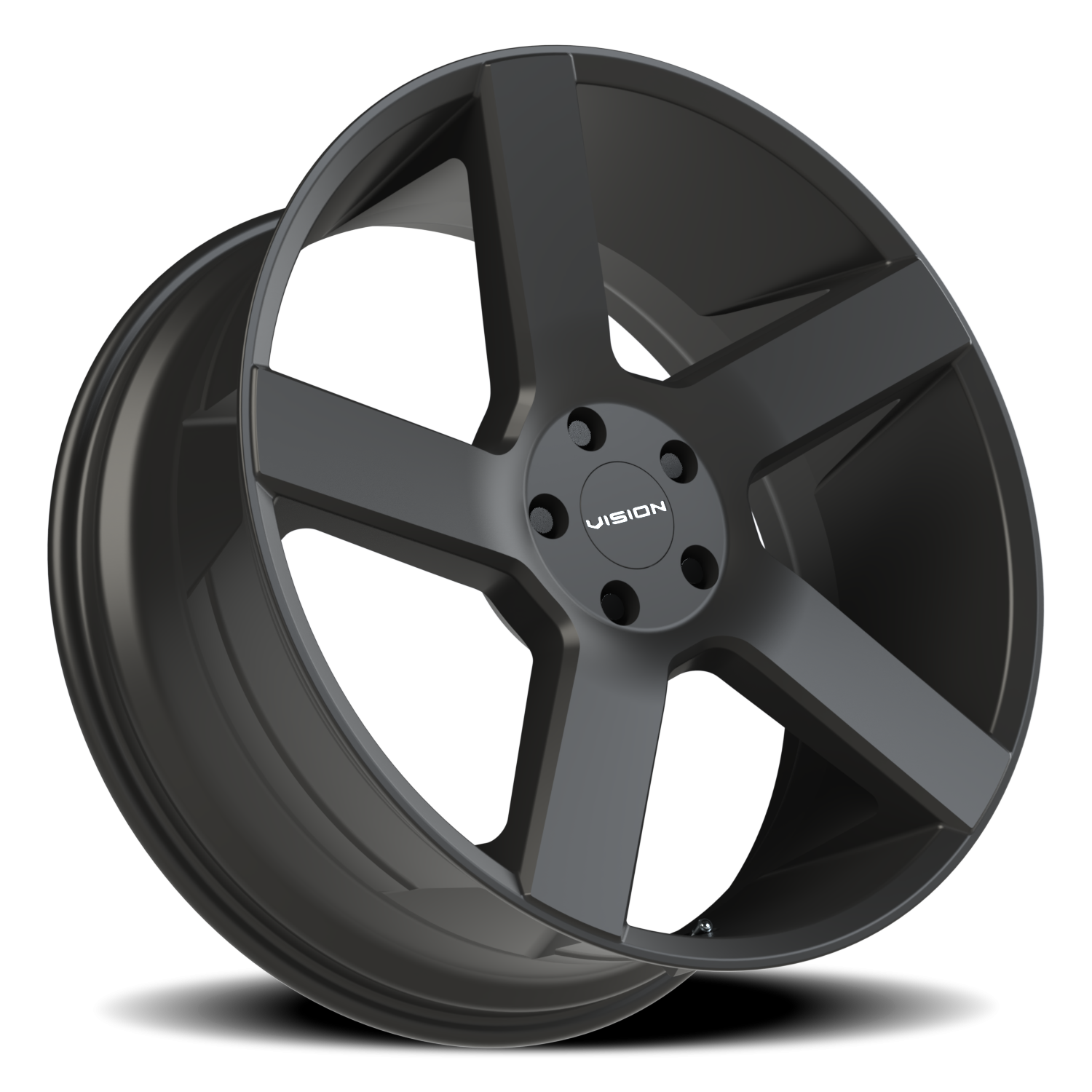 Vision Wheel 472V Satin Black 24x9.5 +30 6x139.7mm 78.1mm - Wheelwiz