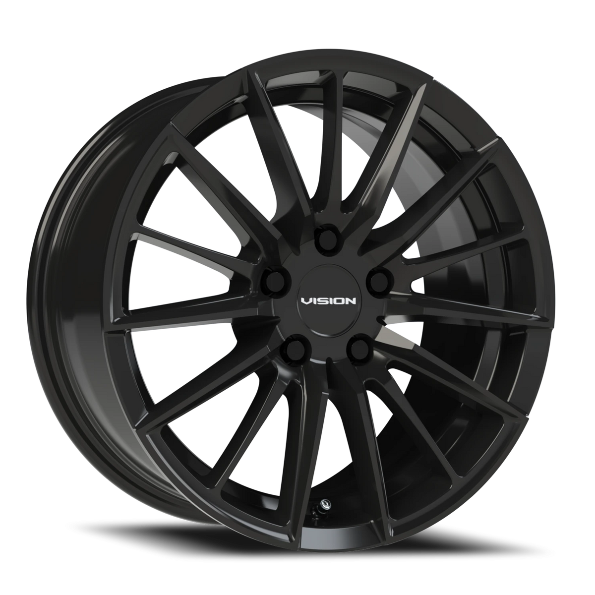 Vision Wheel 473 Gloss Black 16x7.5 +38 5x108mm 73.1mm - Wheelwiz