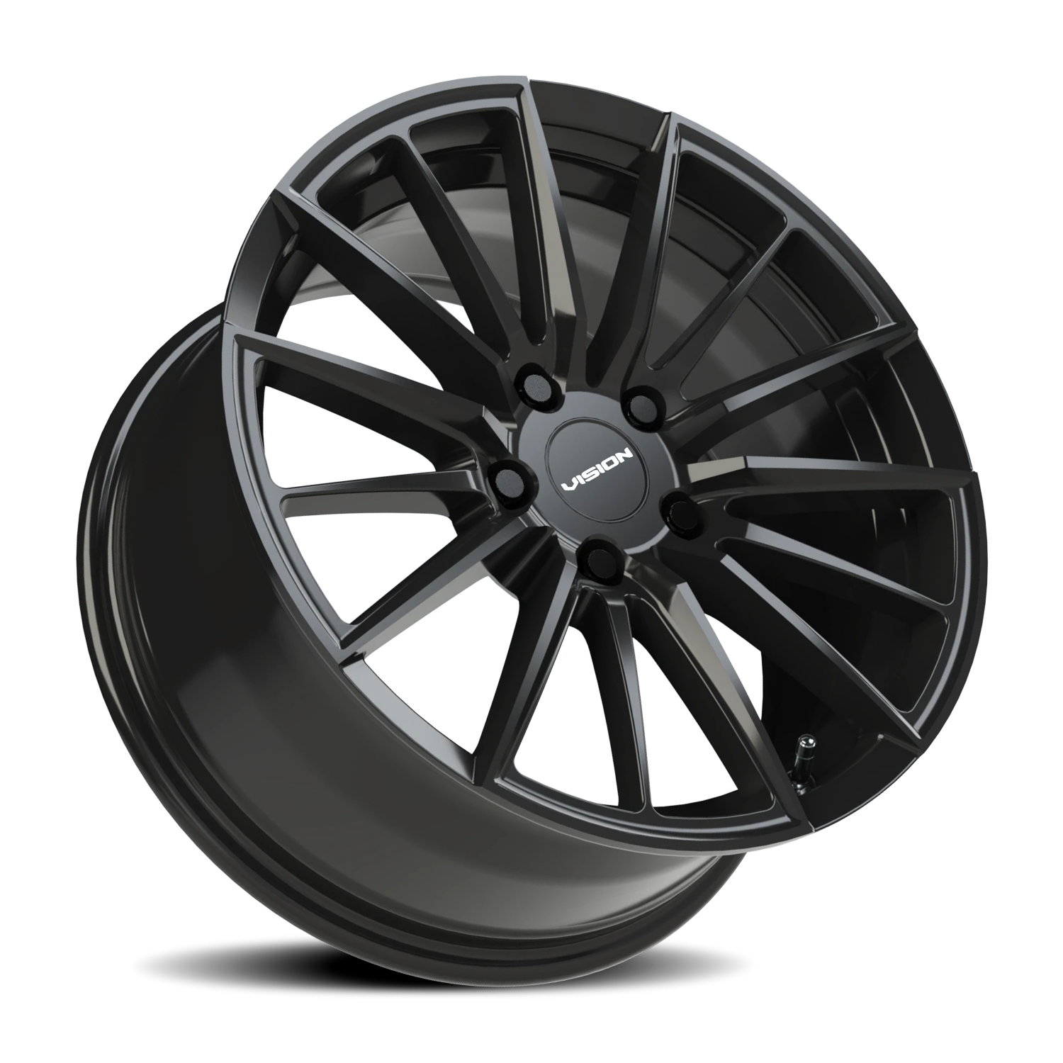 Vision Wheel 473 Gloss Black 16x7.5 +38 5x108mm 73.1mm - Wheelwiz