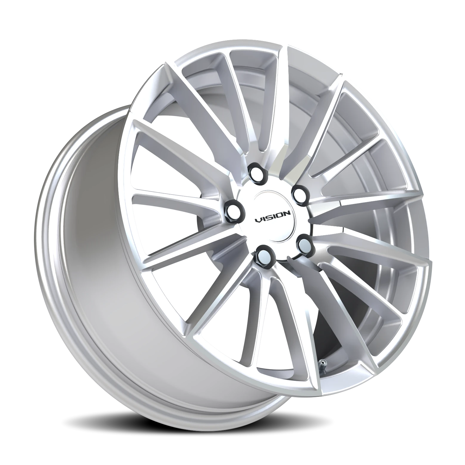 Vision Wheel 473 Hyper Silver Machined Face 16x7.5 +38 5x108mm 73.1mm - Wheelwiz