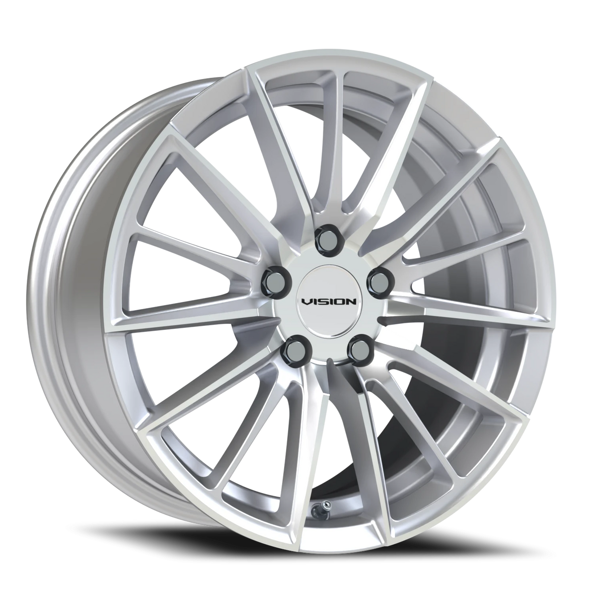 Vision Wheel 473 Hyper Silver Machined Face 16x7.5 +38 5x112mm 66.6mm - Wheelwiz