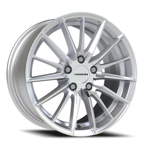 Vision Wheel 473 Hyper Silver Machined Face 16x7.5 +38 5x112mm 66.6mm - Wheelwiz