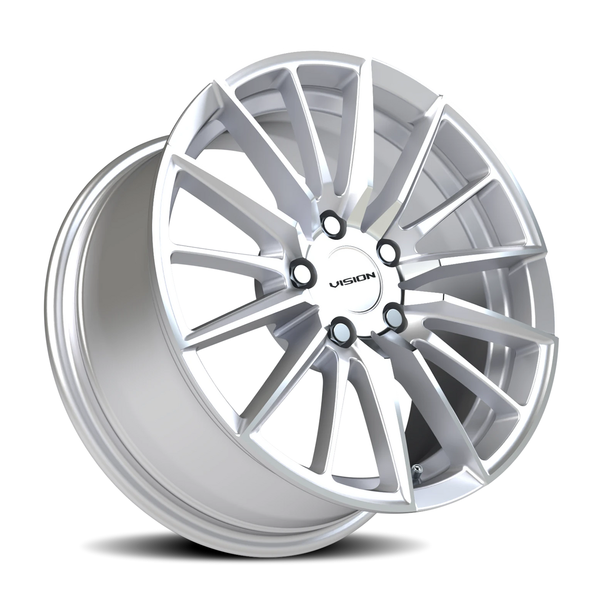 Vision Wheel 473 Hyper Silver Machined Face 16x7.5 +38 5x112mm 66.6mm - Wheelwiz