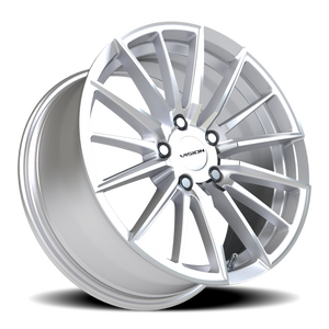 Vision Wheel 473 Hyper Silver Machined Face 17x8 +38 5x112mm 73.1mm - Wheelwiz