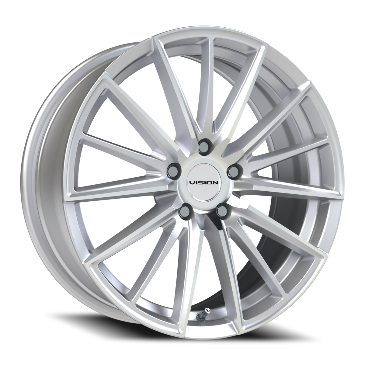 Vision Wheel 473 Hyper Silver Machined Face 19x8 +40 5x114.3mm 73.1mm - Wheelwiz