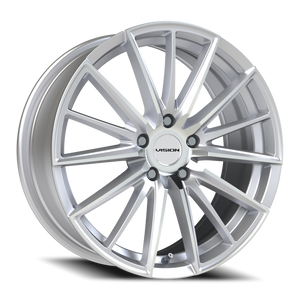 Vision Wheel 473 Hyper Silver Machined Face 19x8 +40 5x114.3mm 73.1mm - Wheelwiz