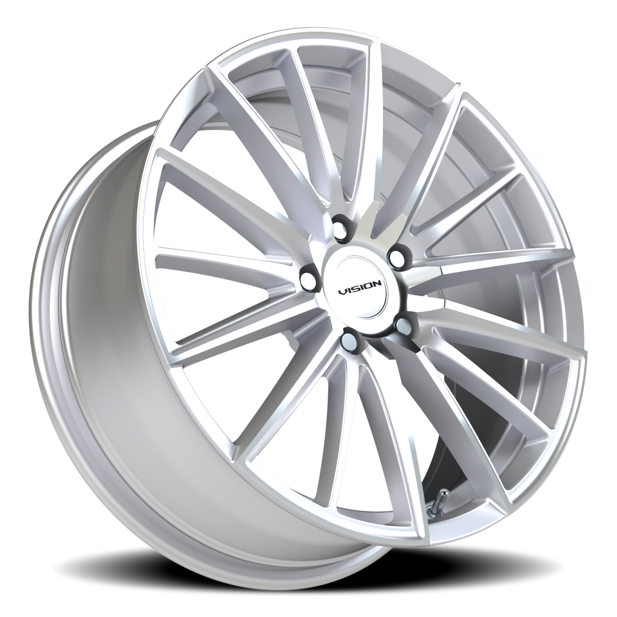 Vision Wheel 473 Hyper Silver Machined Face 19x8 +40 5x114.3mm 73.1mm - Wheelwiz