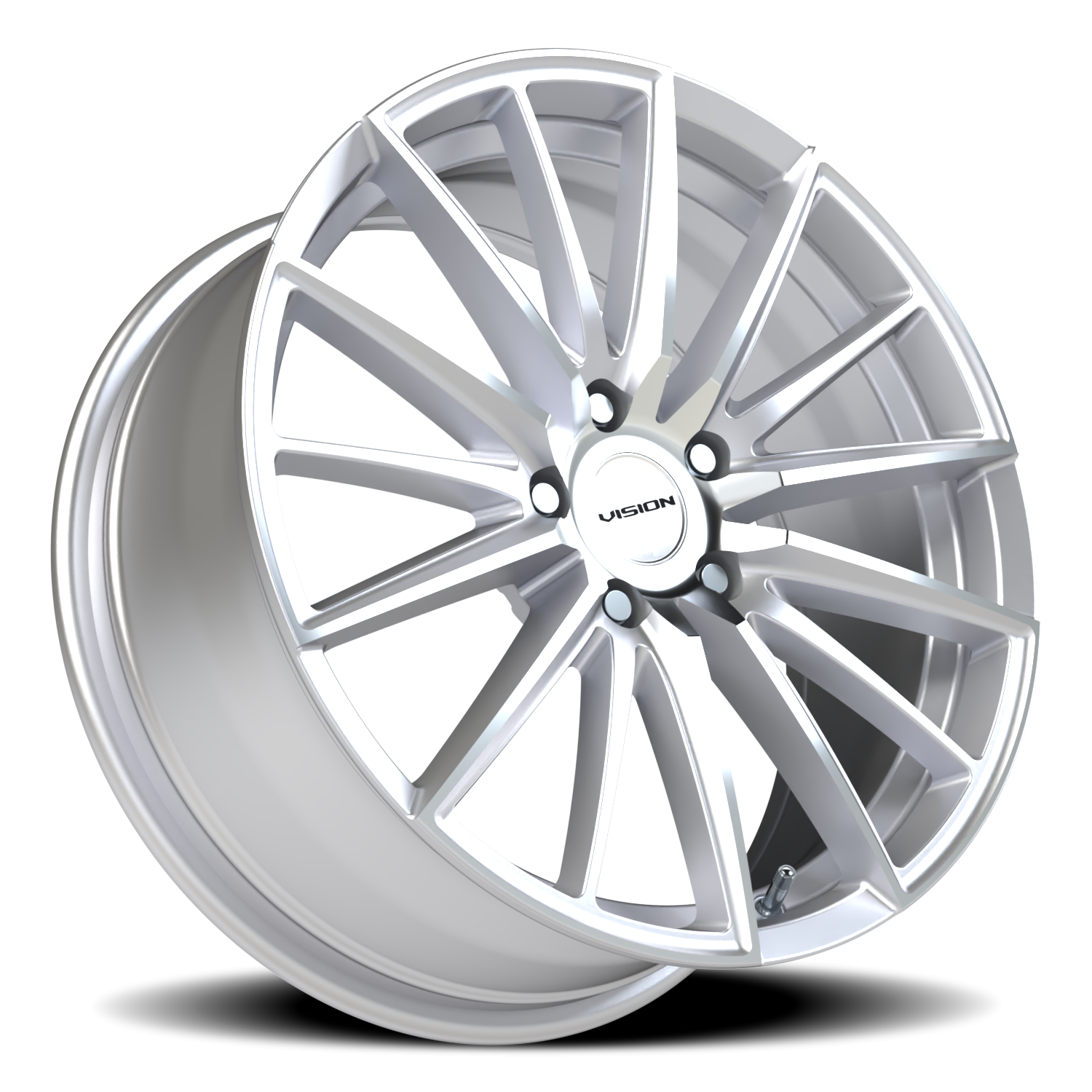 Vision Wheel 473 Hyper Silver Machined Face 19x8 +40 5x114.3mm 73.1mm - Wheelwiz