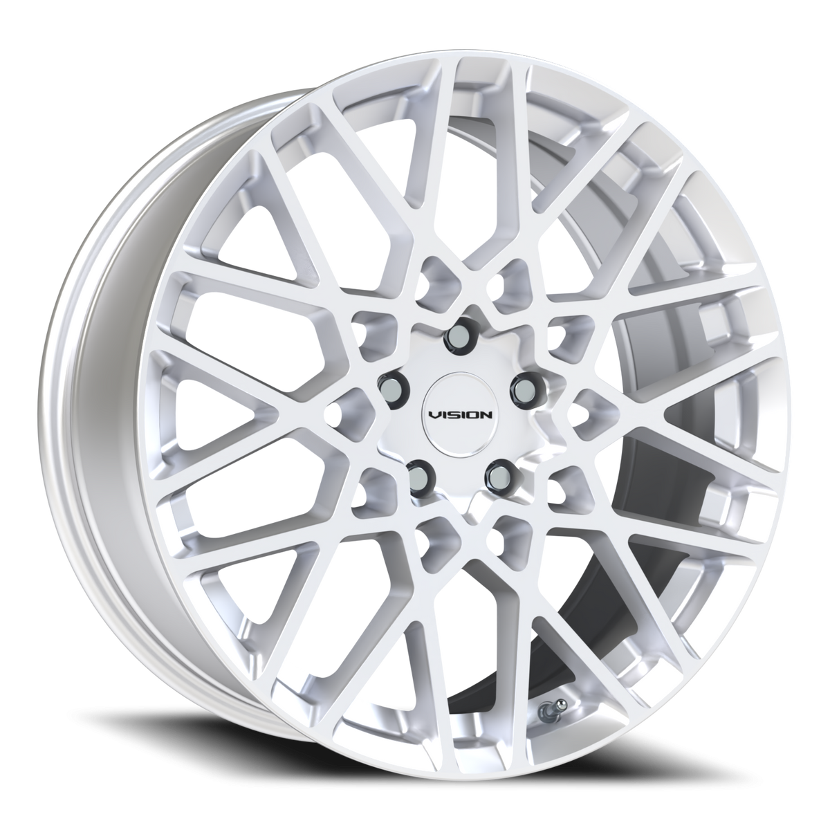 Vision Wheel 474 Hyper Silver 20x8.5 +35 5x112mm 73.1mm - Wheelwiz