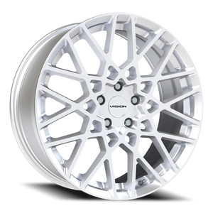Vision Wheel 474 Hyper Silver 20x8.5 +35 5x114.3mm 73.1mm - Wheelwiz