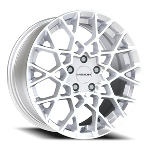 Vision Wheel 474 Hyper Silver 17x8 +38 5x115mm 73.1mm - Wheelwiz
