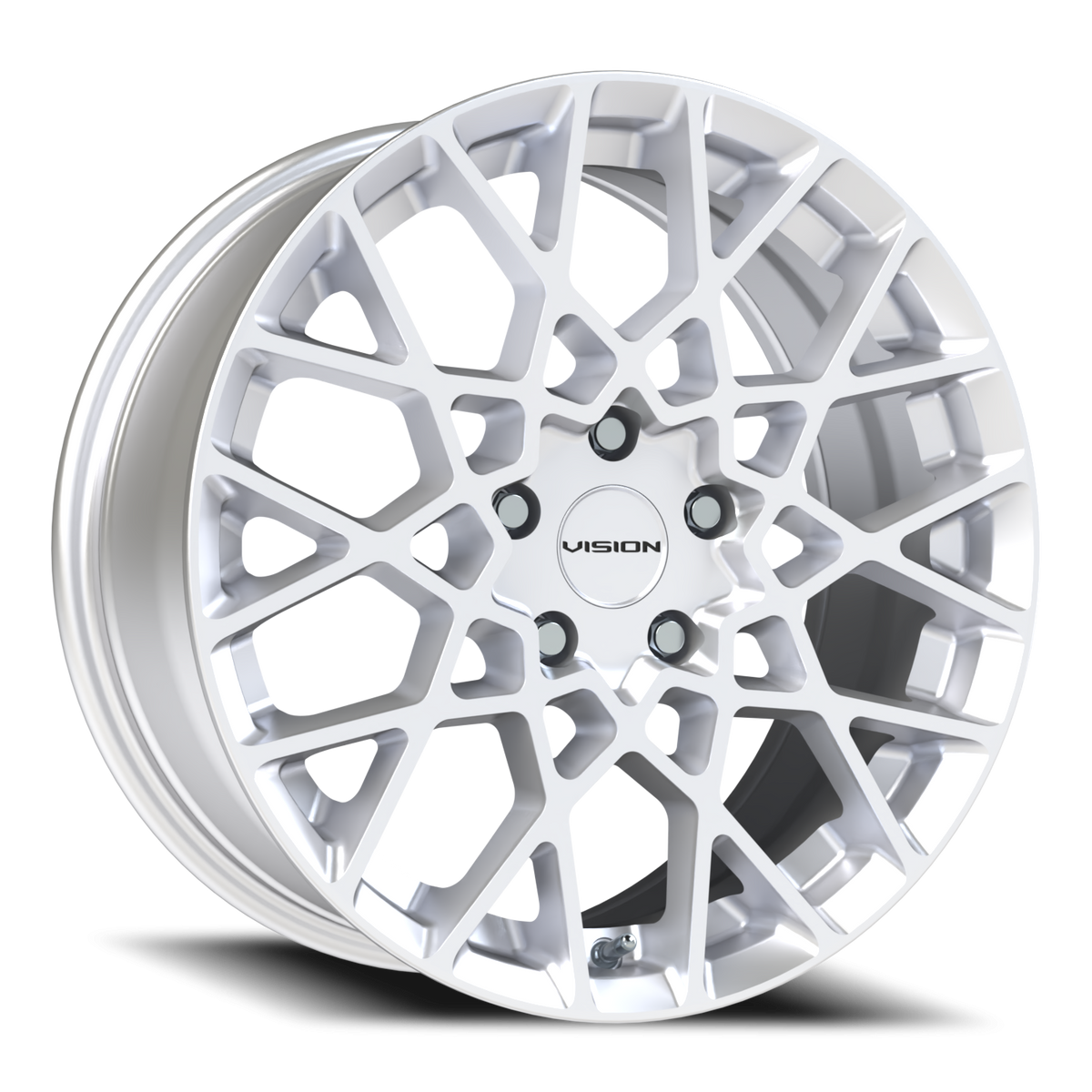 Vision Wheel 474 Hyper Silver 18x8 +38 5x108mm 73.1mm - Wheelwiz