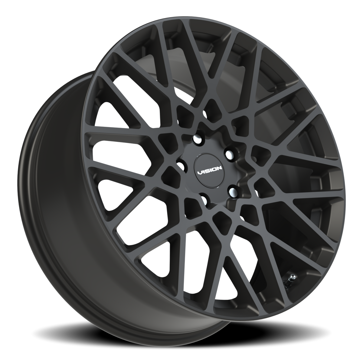 Vision Wheel 474 Satin Black 20x8.5 +35 5x120mm 73.1mm - Wheelwiz