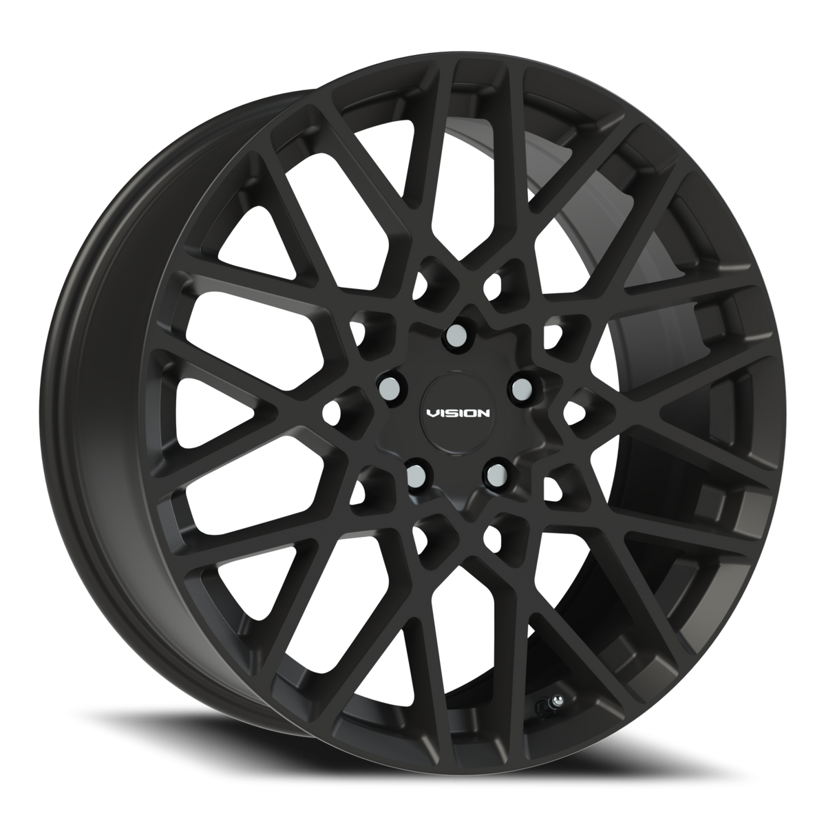 Vision Wheel 474 Satin Black 20x8.5 +35 5x112mm 73.1mm - Wheelwiz