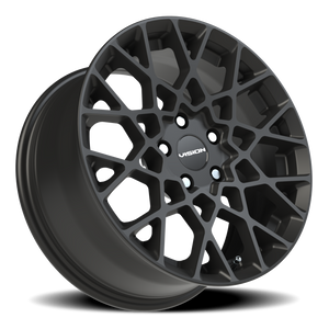 Vision Wheel 474 Satin Black 17x8 +38 5x108mm 73.1mm - Wheelwiz