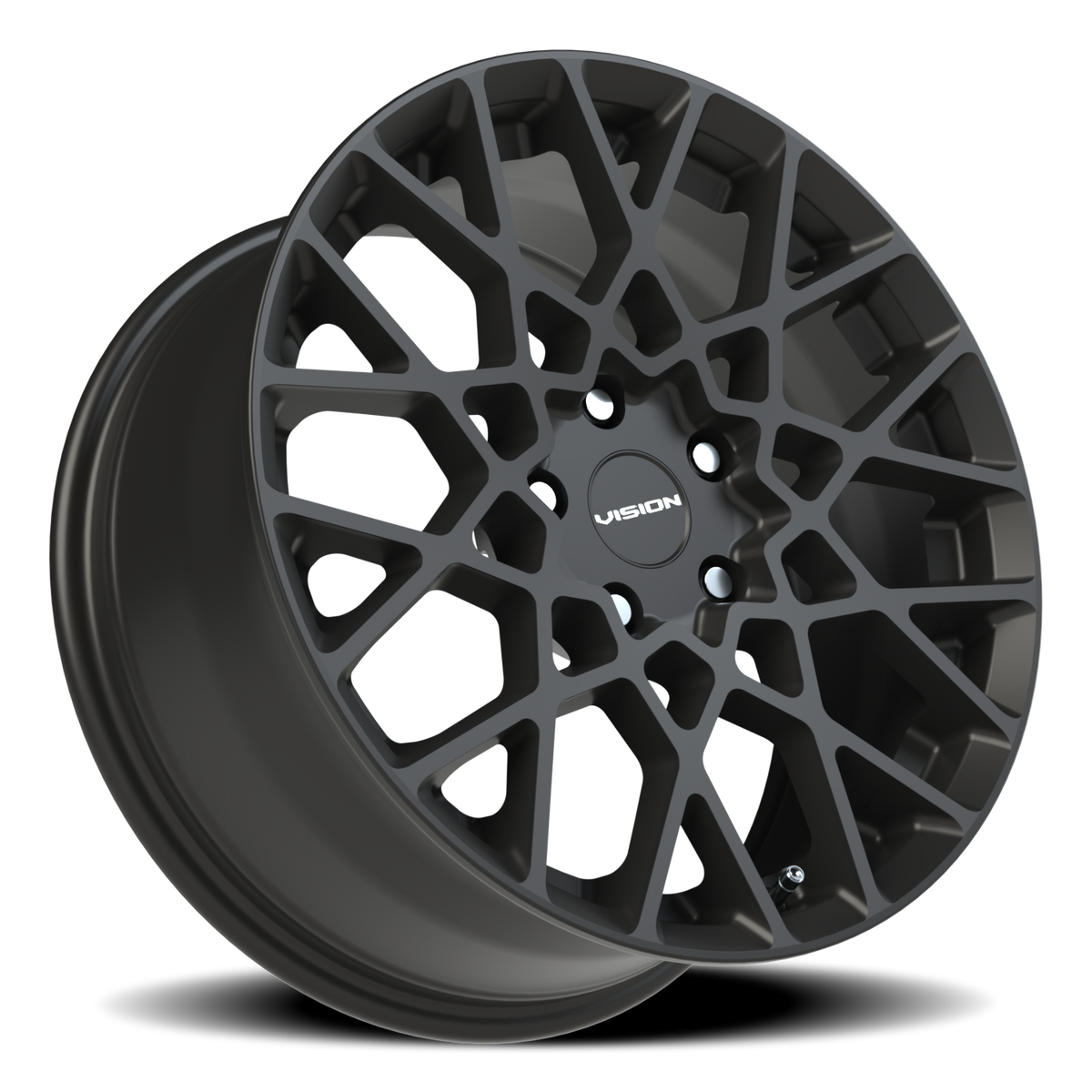 Vision Wheel 474 Satin Black 18x8 +38 5x114.3mm 73.1mm - Wheelwiz