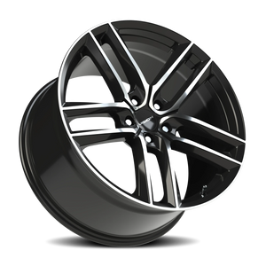 Vision Wheel 475V Gloss Black Machined Face 20x10.5 +38 5x120mm 72.6mm - Wheelwiz