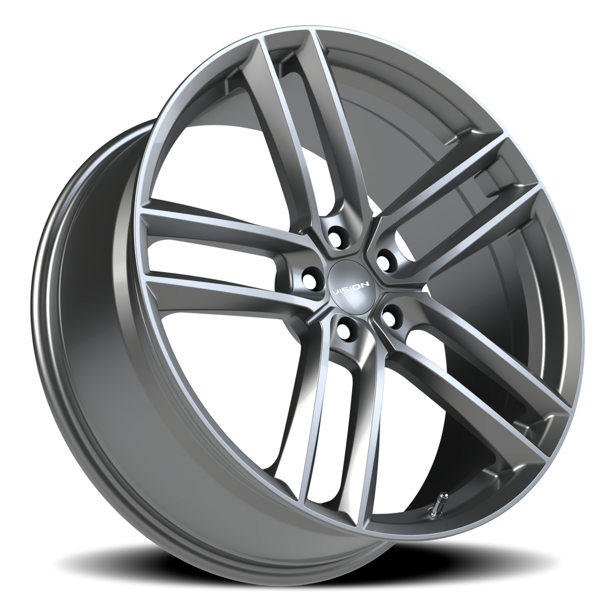 Vision Wheel 475V Gunmetal 22x9 +35 5x120mm 72.6mm - Wheelwiz