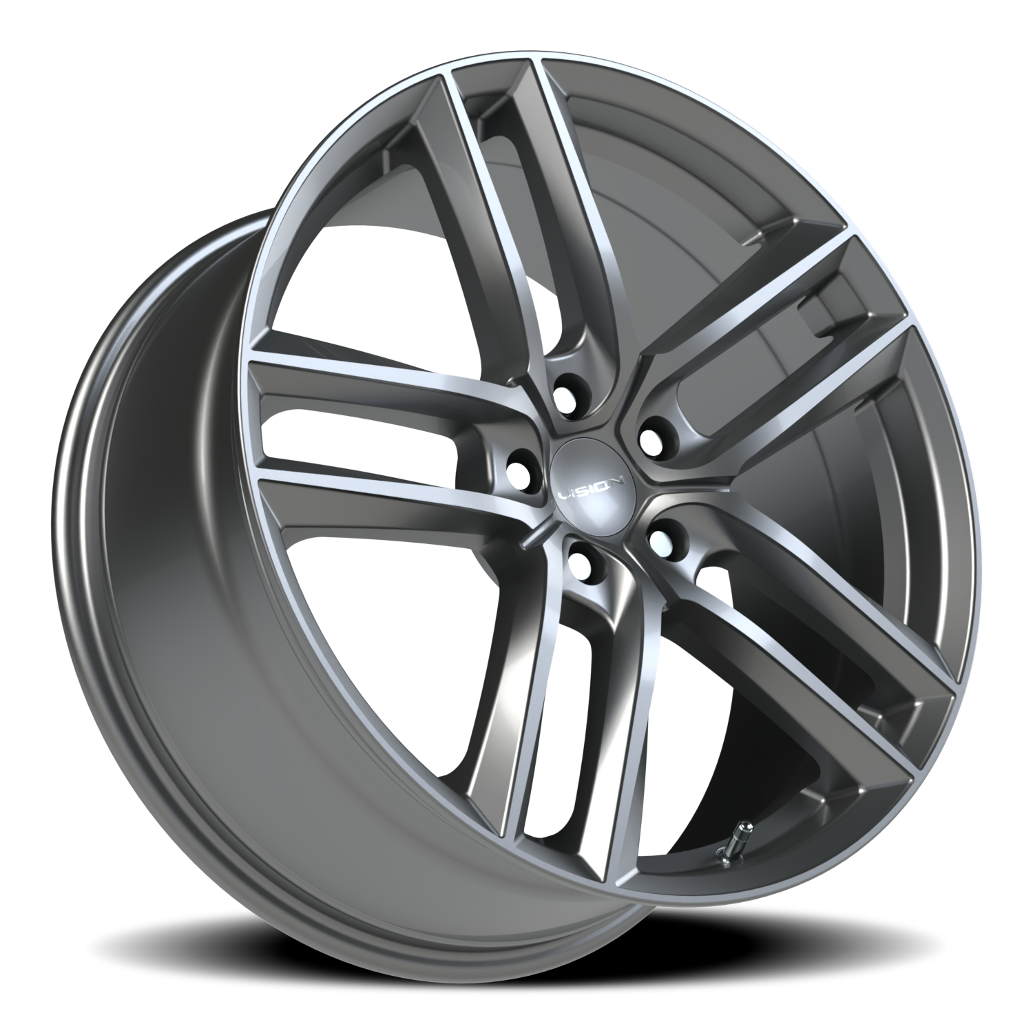 Vision Wheel 475V Gunmetal 20x9 +32 5x112mm 66.6mm - Wheelwiz