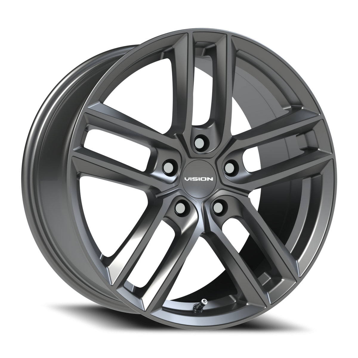 Vision Wheel 475V Gunmetal 18x8.5 +38 5x120mm 74.1mm - Wheelwiz