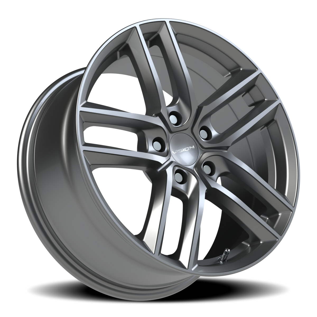 Vision Wheel 475V Gunmetal 18x8.5 +38 5x120mm 74.1mm - Wheelwiz